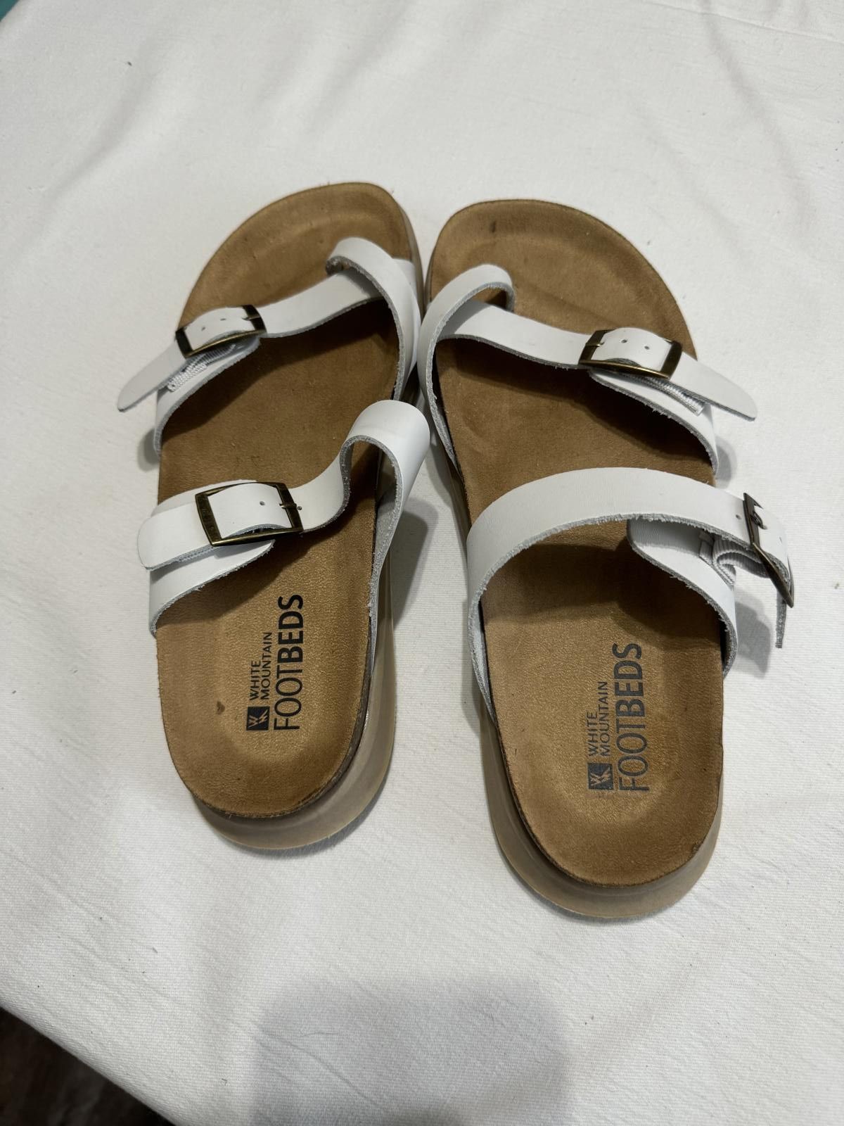 White Mountaineering Comfortable White Sandals with Adjustable Buckles Size US 9 / IT 39 - 1 Thumbnail