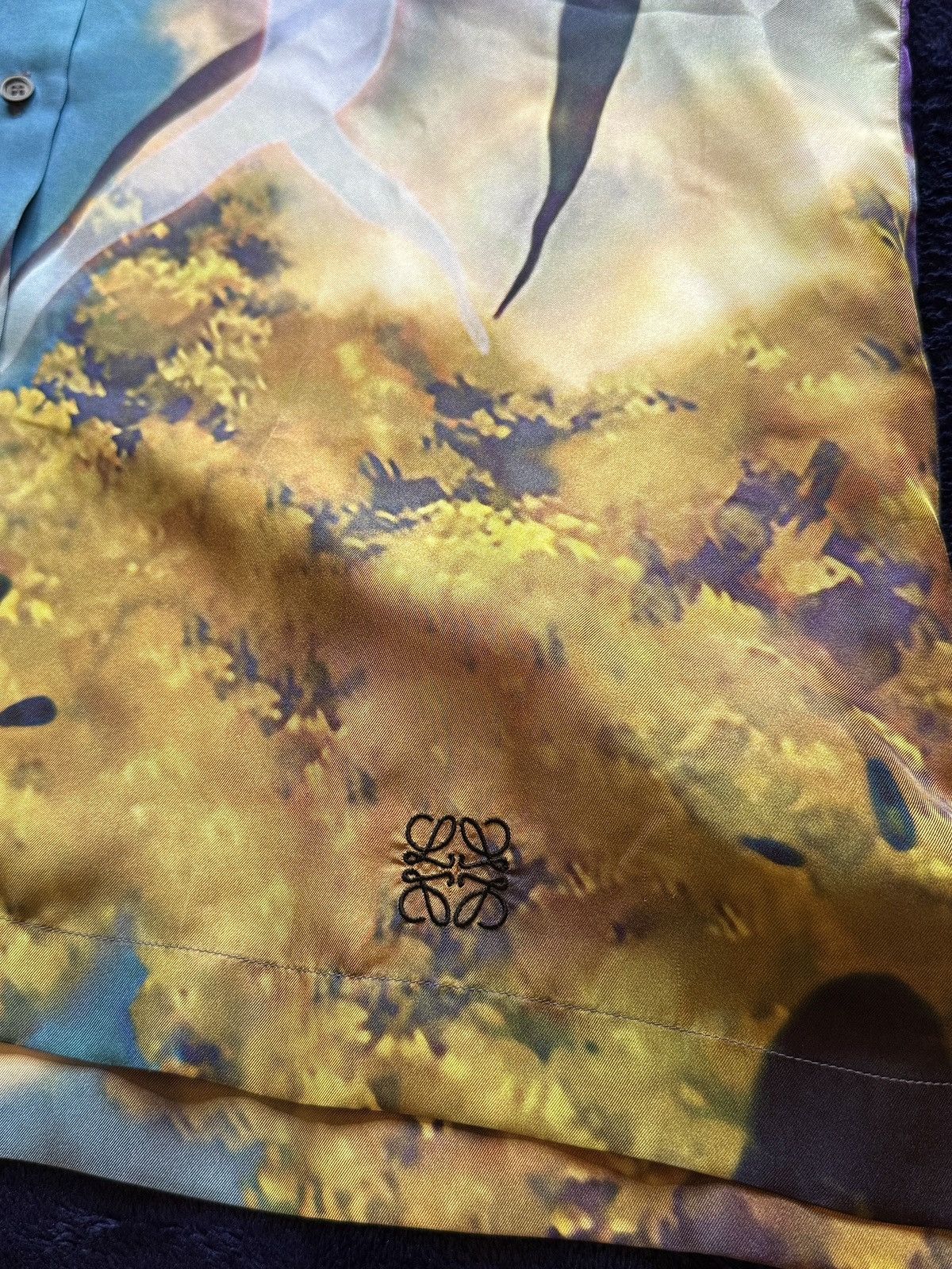 Loewe LOEWE STUDIO GHIBLI Howls Moving Castle Magic Sky Silk Shirt Size US L / EU 52-54 / 3 - 7 Thumbnail