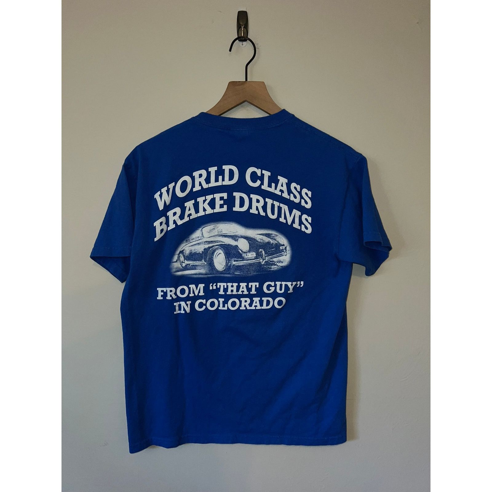 Gildan Vintage Car Shop Shirt Martin Willis Shop Brake Drums Tee M Size US M / EU 48-50 / 2 - 5 Thumbnail