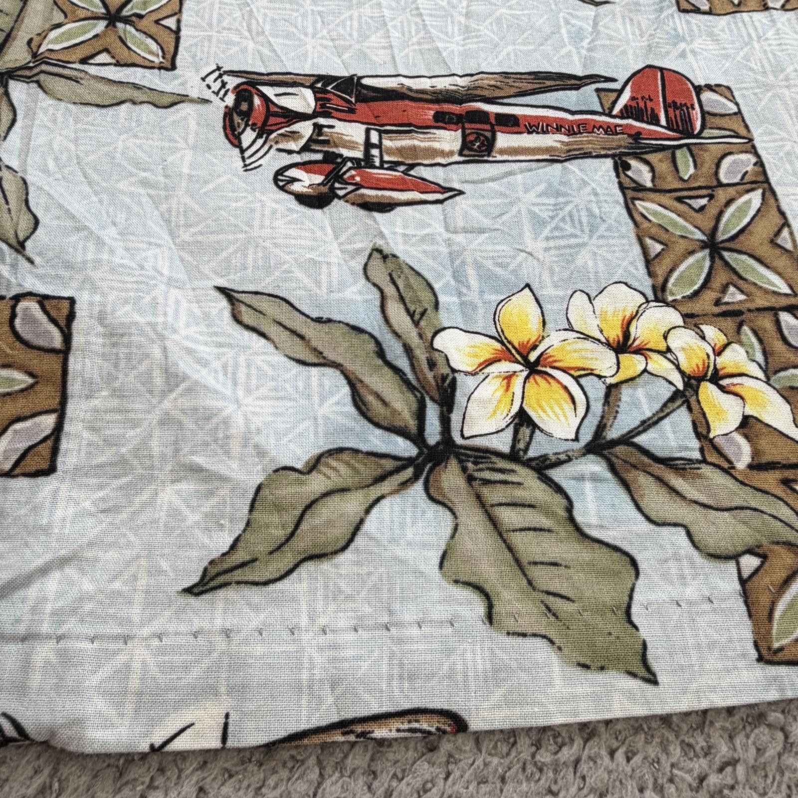 Other Vintage Hawaiian Shirt 2XL RJC Airplane Floral Button Up Size US XXL / EU 58 / 5 - 5 Thumbnail