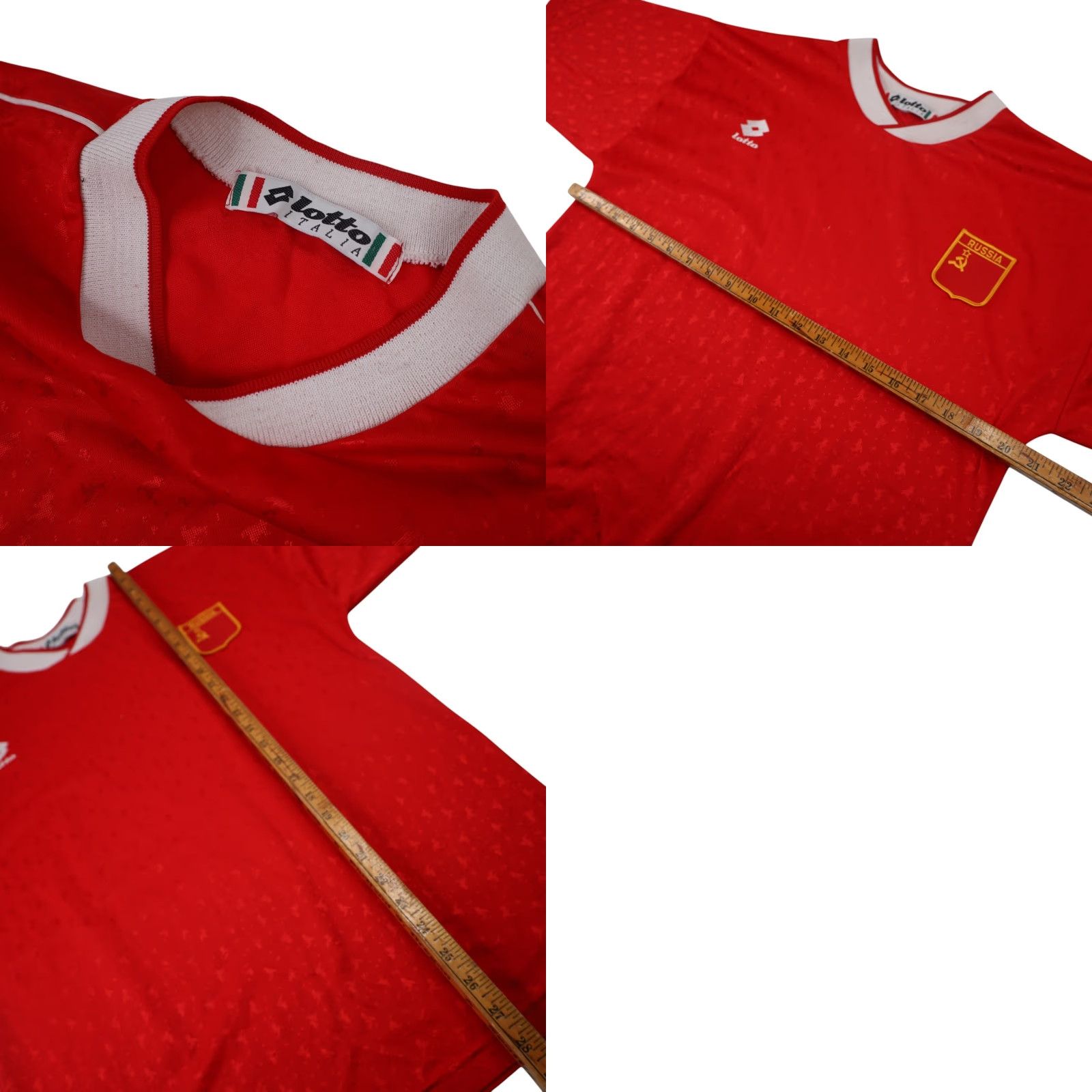 Vintage VINTAGE Lotto CCCP Soccer Jersey Red Large Mens Shirt Size US L / EU 52-54 / 3 - 8 Thumbnail