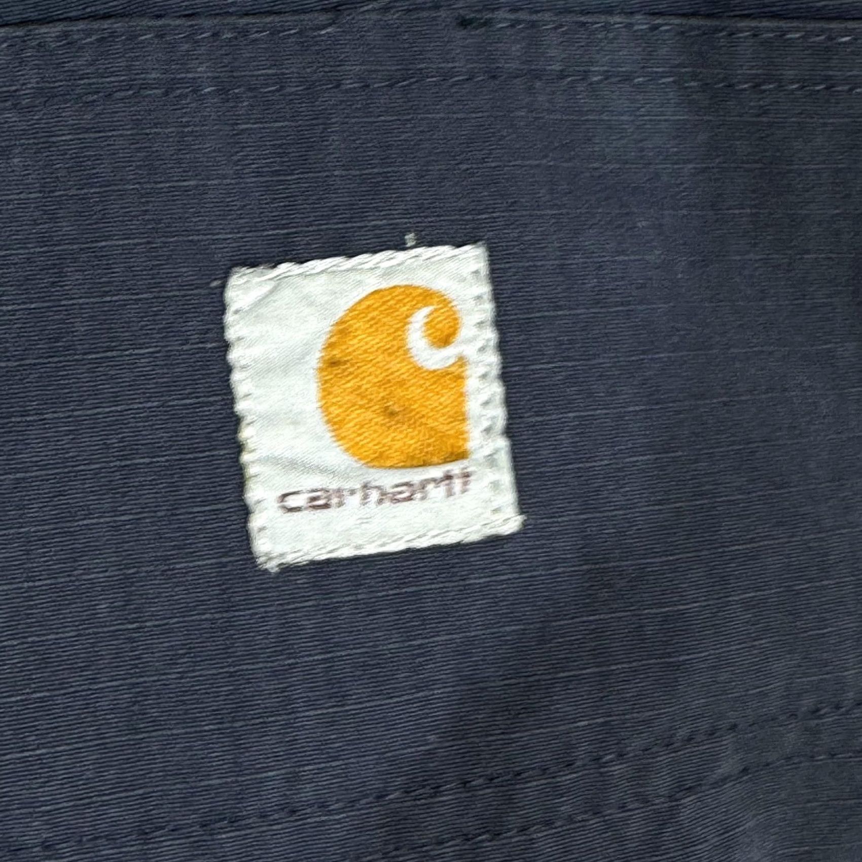 Carhartt Carhartt Pants Mens 36x32 Navy Relaxed Fit Ripstop Workwear Zip Fly Utility Shirt? Size US 36 / EU 52 - 6 Thumbnail