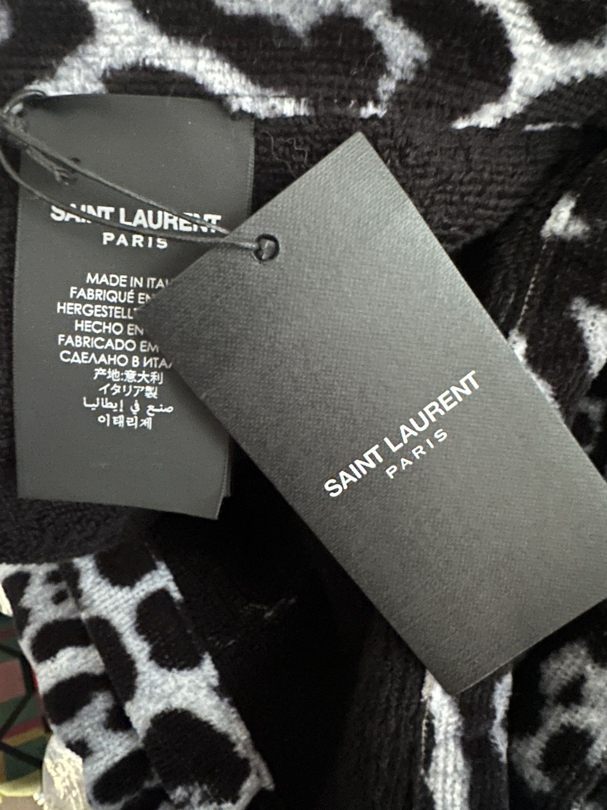 Saint Laurent Paris LEOPARD PRINT BATH SHEET or BEACH TOWEL - NWT Size ONE SIZE - 2 Thumbnail