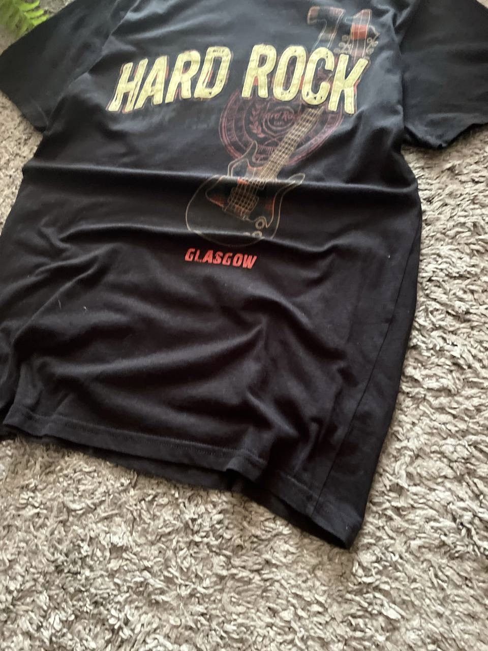 Hard Rock Cafe × Vintage 00s Hard Rock Cafe Streetwear Vintage Big Logo Y2k Glasgow Size US M / EU 48-50 / 2 - 5 Thumbnail