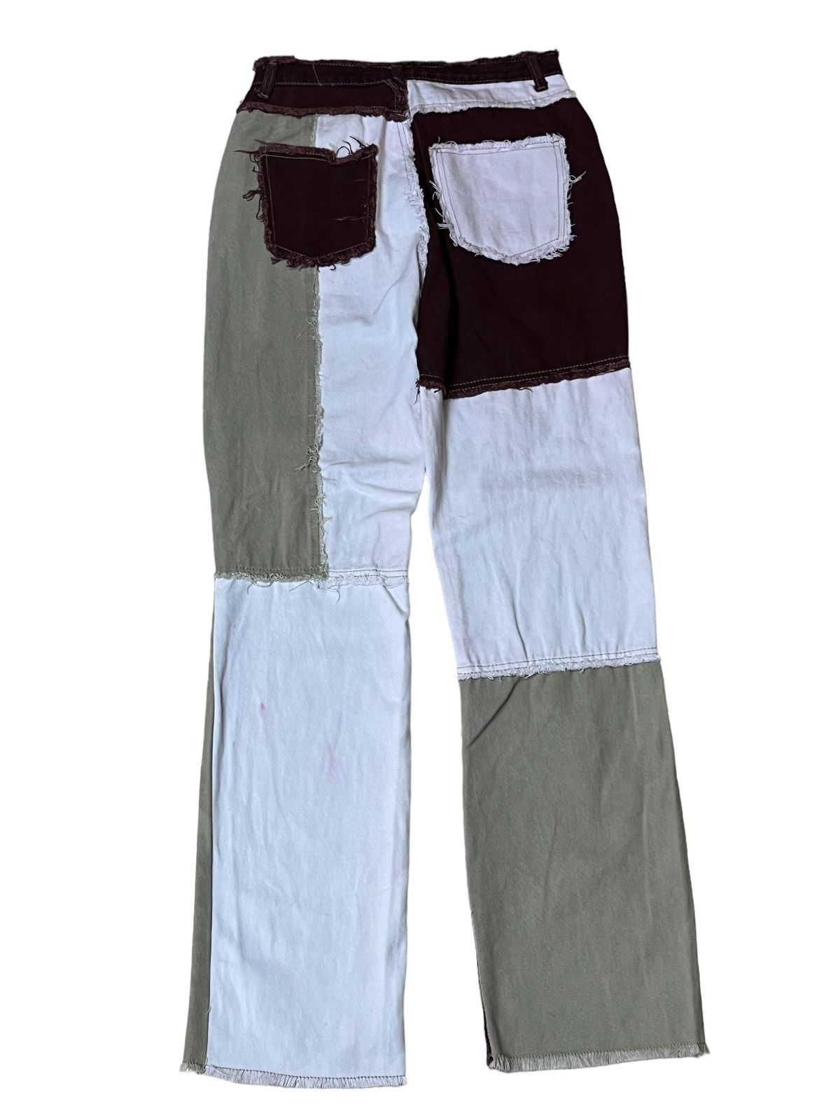 Japanese Brand JAPANESE BRAND SHEIN WOMEN PATCHWORK DISTRESSED PANT Size 29" - 2 Thumbnail