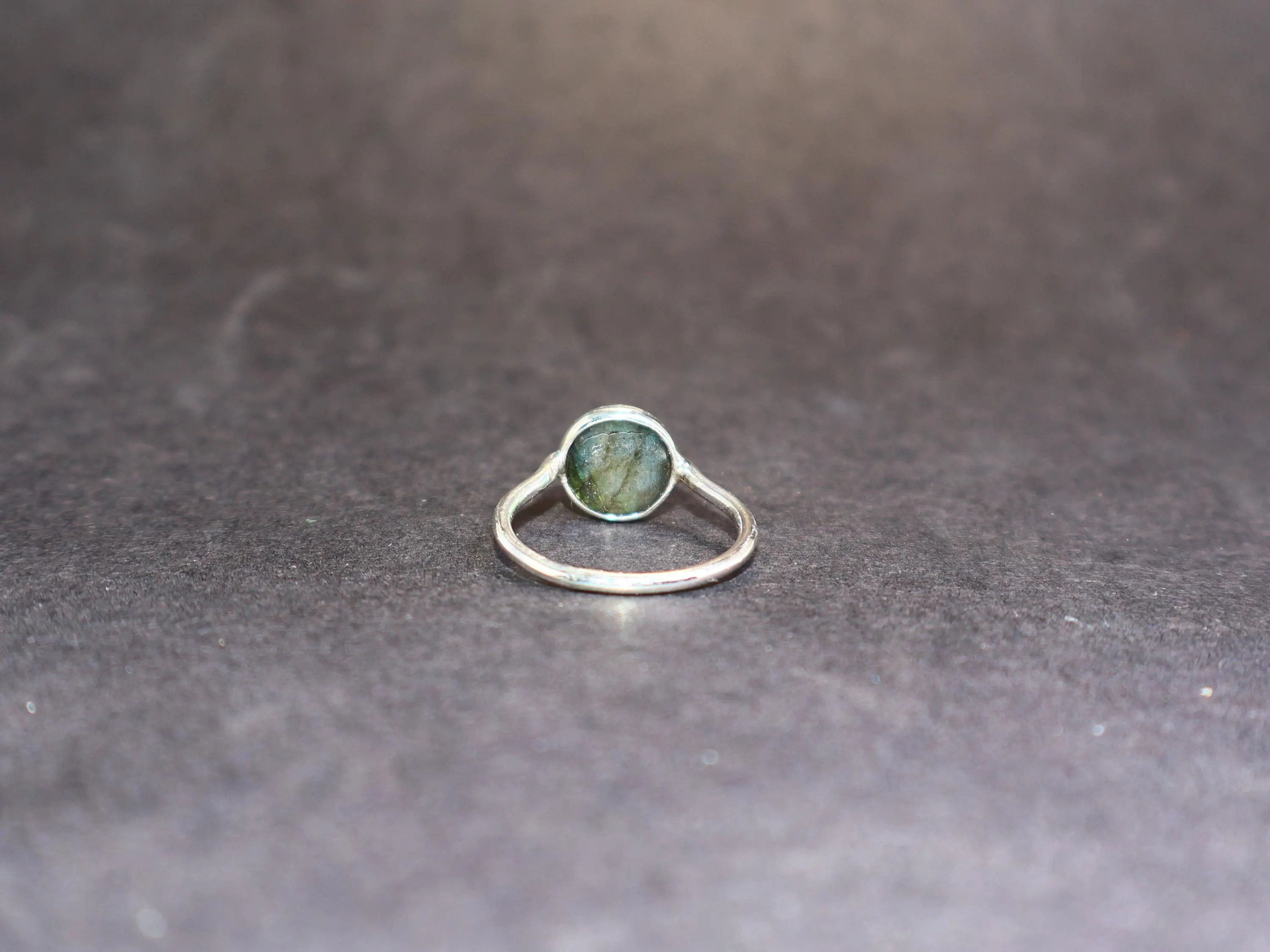 Handmade Labradorite ring, Handmade Sterling Silver Ring Gift For Her Size ONE SIZE - 6 Thumbnail