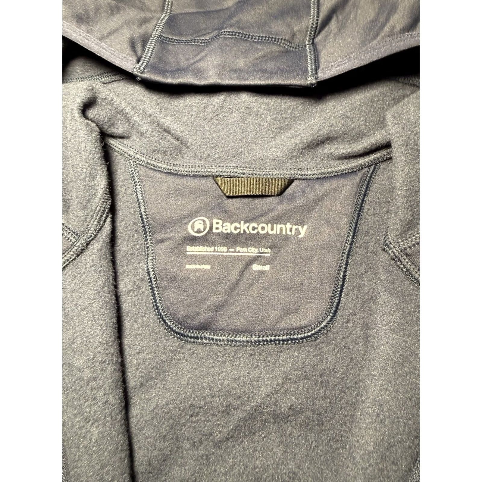 Vintage Backcountry Jacket Blue Woman's Small Tech Fleece Full-Zip Peak WORN ONCE! Size S / US 4 / IT 40 - 4 Thumbnail