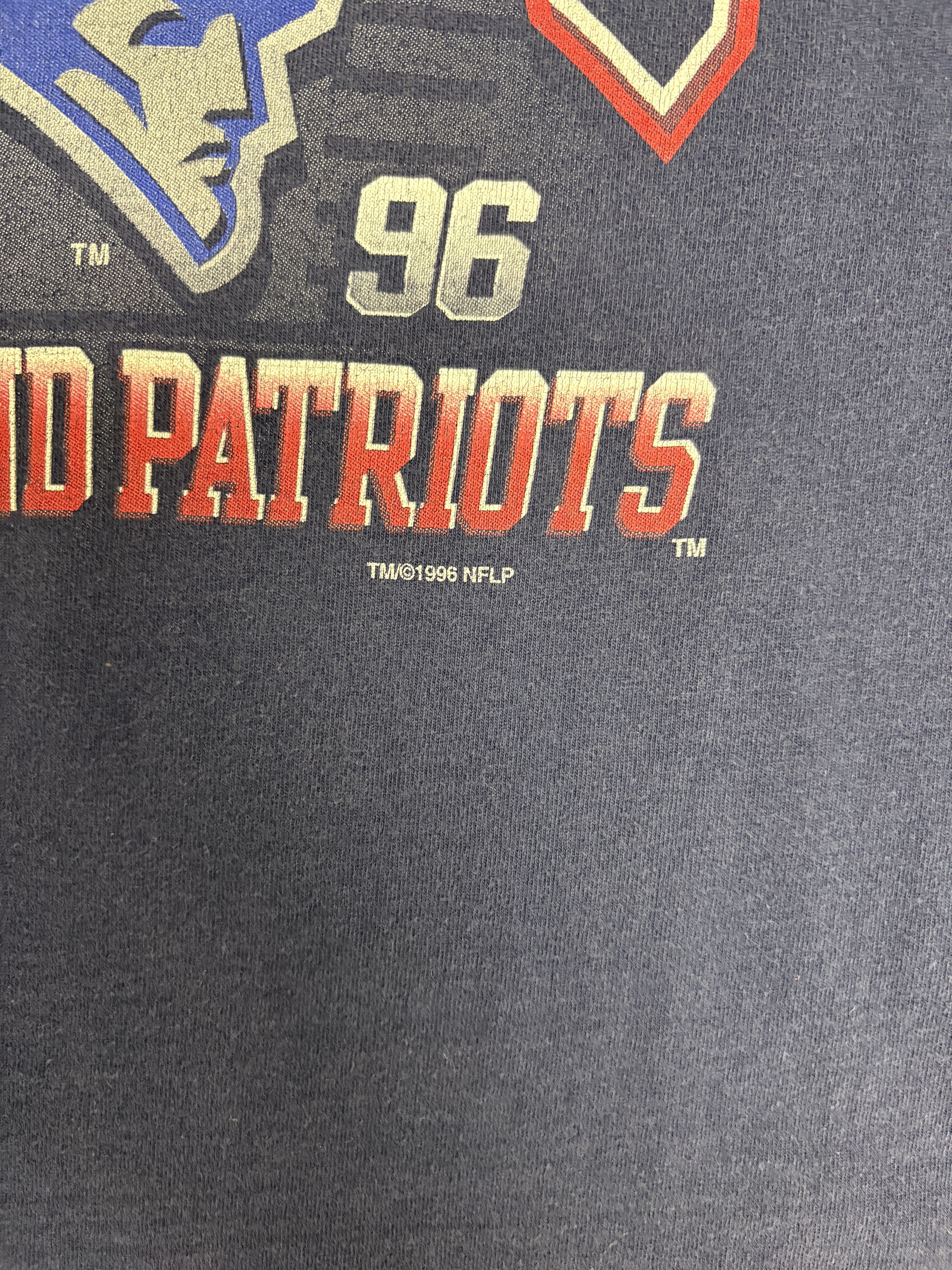Vintage New England Patriots Division Champs 1996 Vintage T-Shirt Size US L / EU 52-54 / 3 - 3 Thumbnail