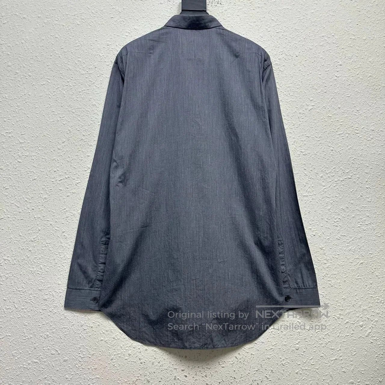 Dior Dior Dark Gray Long Sleeve Shirt Size 38. Size US S / EU 44-46 / 1 - 2 Thumbnail