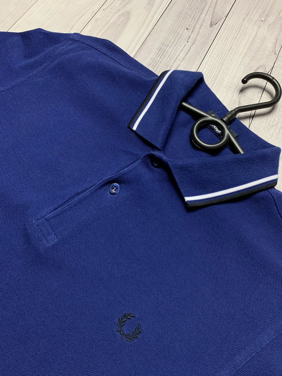 Fred Perry Fred Perry long sleeve polo shirt blue Size M Size US M / EU 48-50 / 2 - 4 Thumbnail