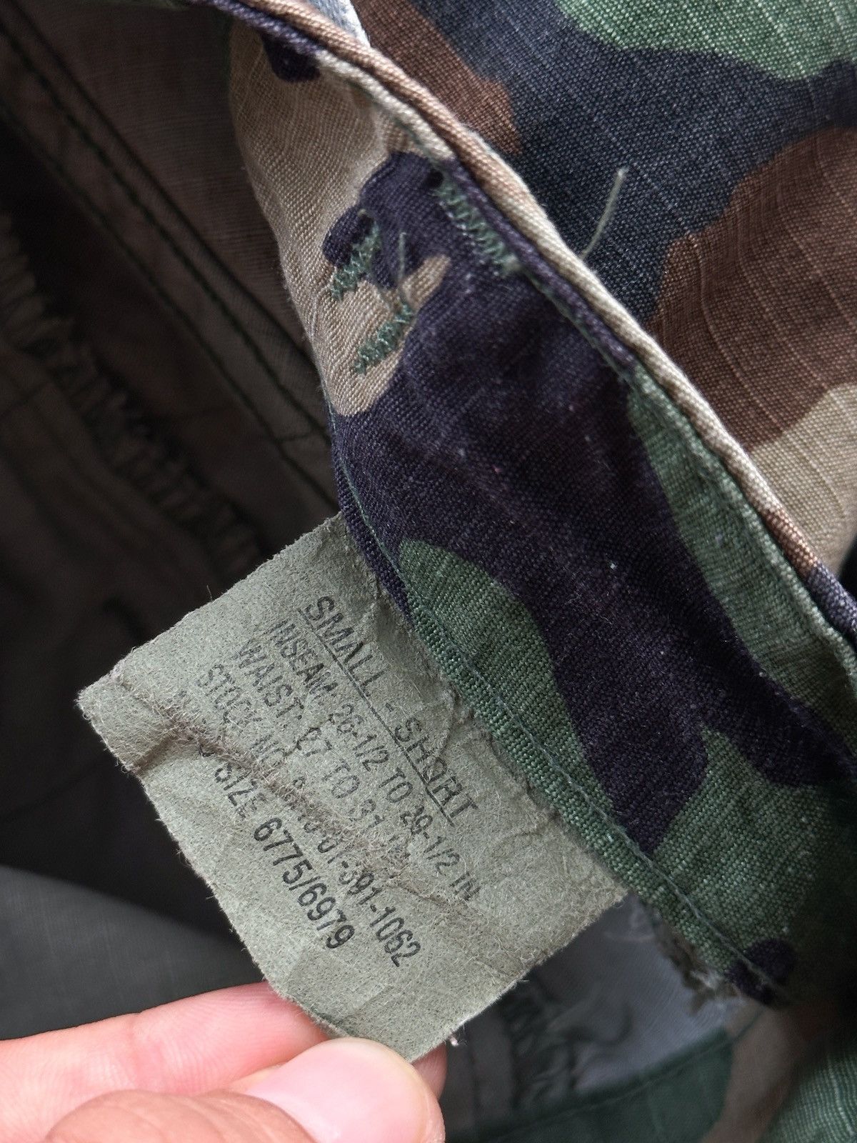 Vintage 1980s Us Army Camo Cargo Pants Size US 31 - 7 Thumbnail