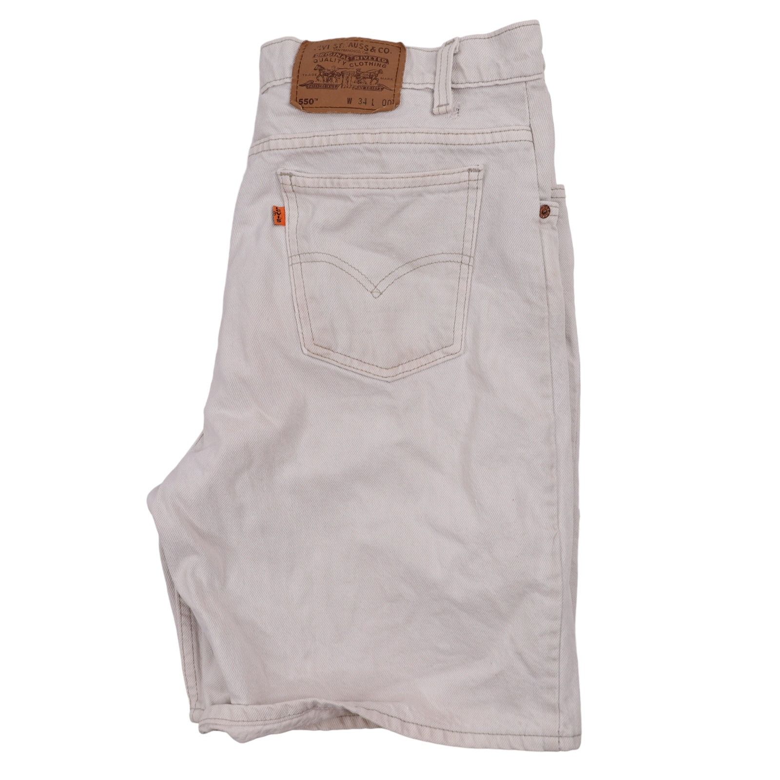 Levi's × Vintage Vintage levis 550 Orange Tab Denim Shorts Size US 34 / EU 50 - 13 Thumbnail