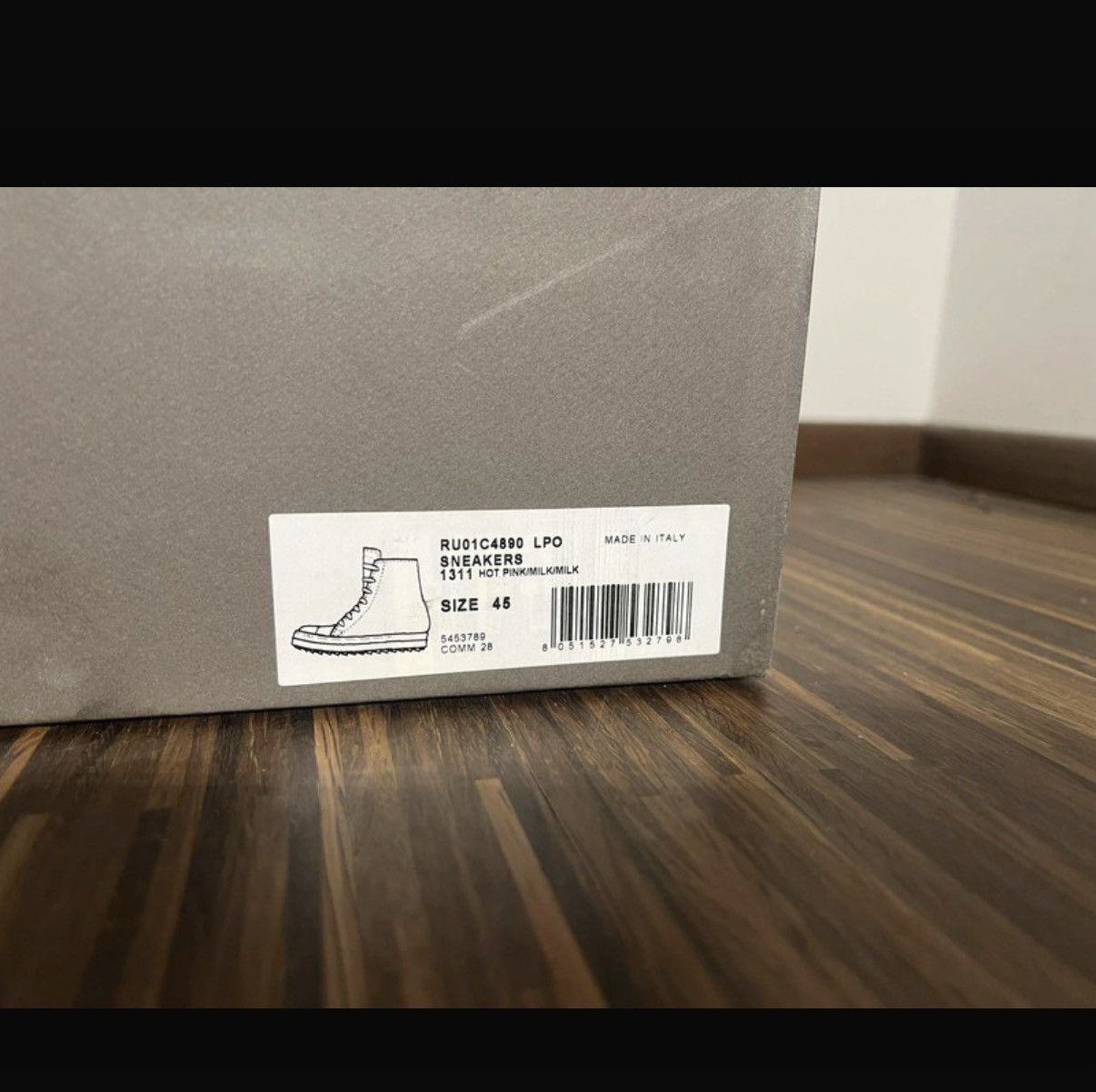 Rick Owens Rick owens mainline pink ramones Size US 12 / EU 45 - 7 Thumbnail