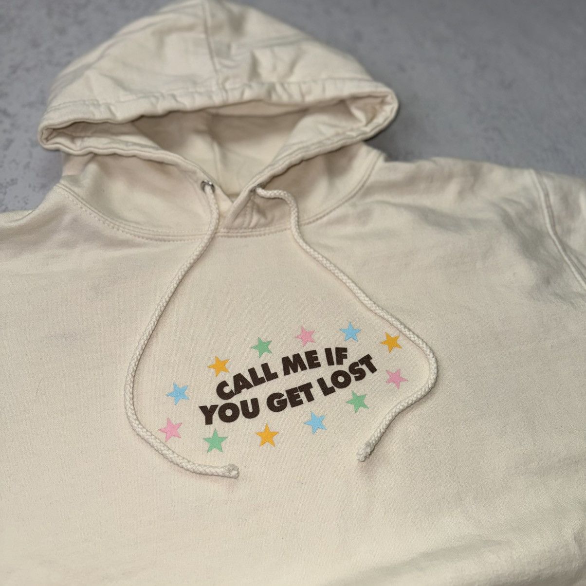 Golf le Fleur Cream Call Me If You Get Lost Hoodie Size US M / EU 48-50 / 2 - 5 Thumbnail