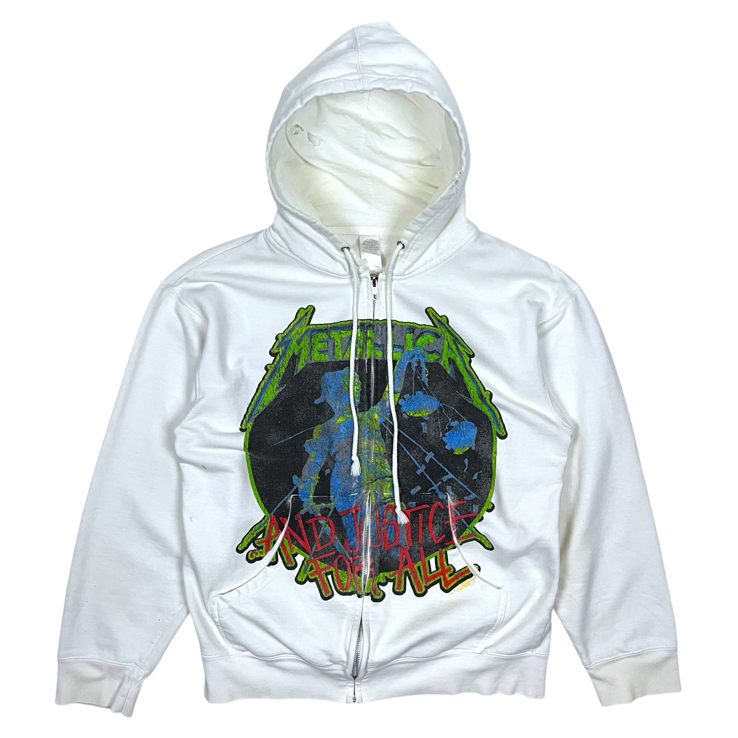 2007 Metalica & Justice For All Zip Up Hoodie - Size M/L