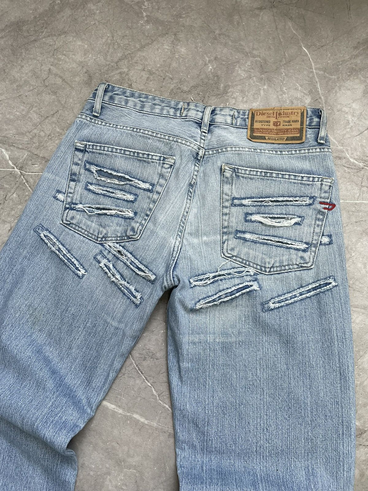 Diesel Diesel distressed jeans pants flared y2k archive hype Size US 32 / EU 48 - 11 Thumbnail