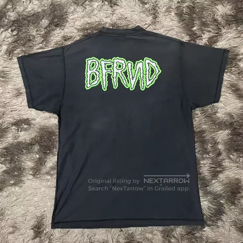 Balenciaga Balenciaga Black Prohibited Band Reversed Short Sleeve Size US S / EU 44-46 / 1 - 2 Thumbnail