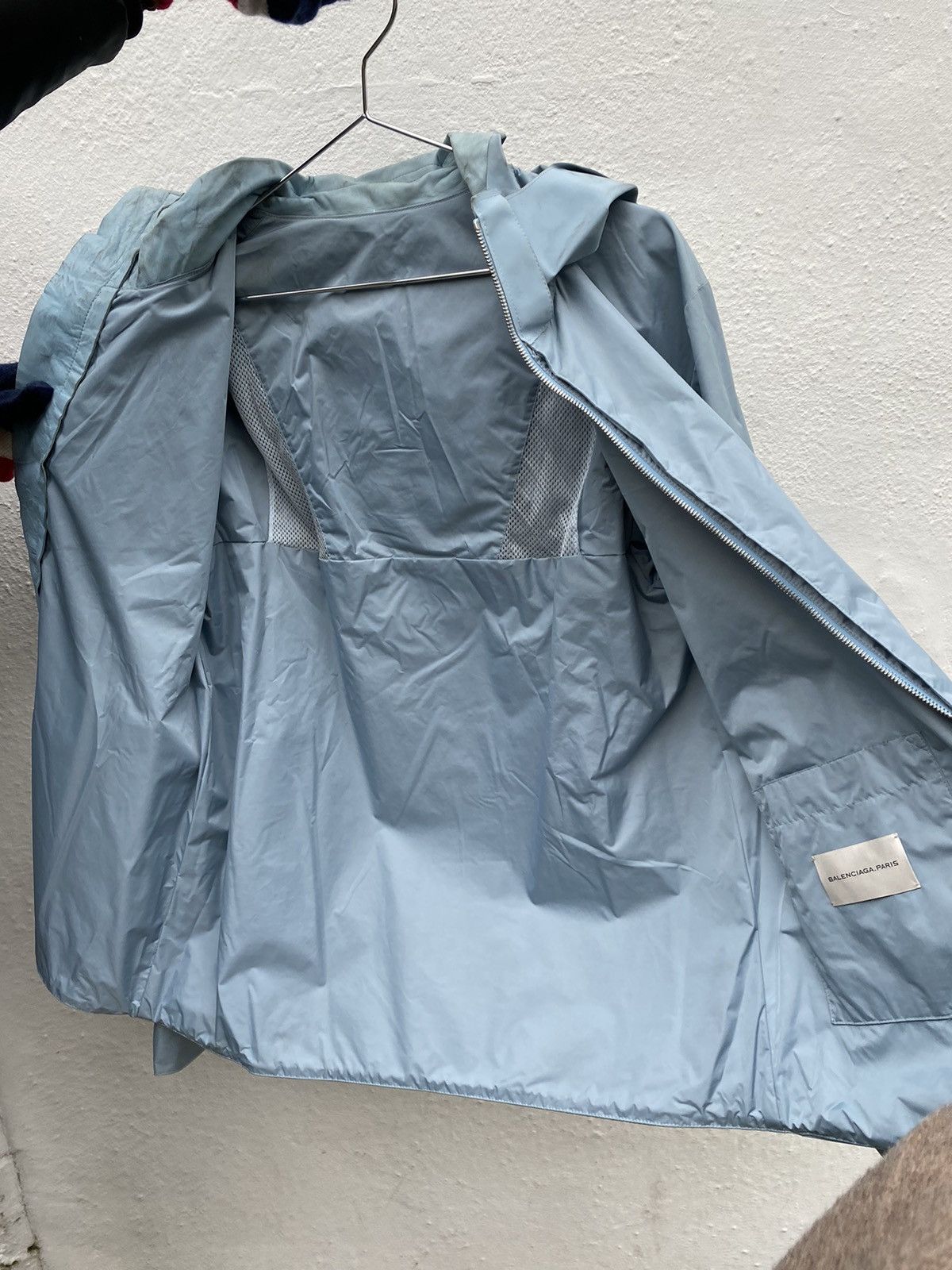 Balenciaga Balenciaga Paris SS12 Pale Blue Windbreaker Size US M / EU 48-50 / 2 - 5 Thumbnail
