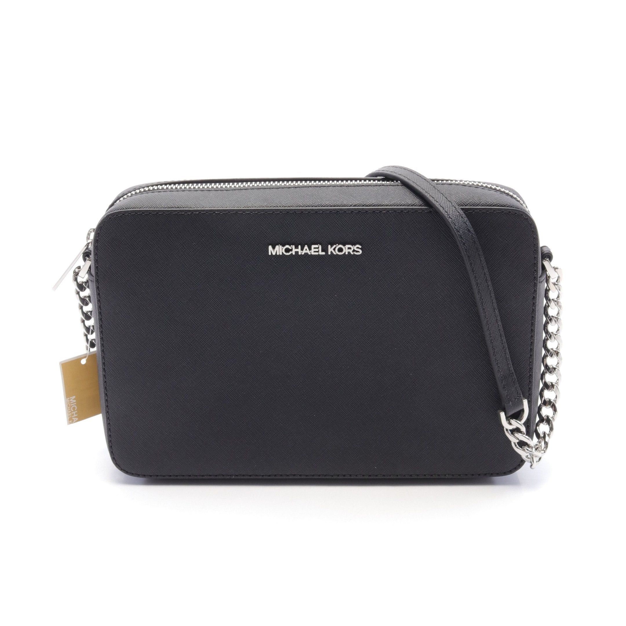 Michael Kors Michael Kors Chain Shoulder Bag Leather Black Size ONE SIZE - 1 Thumbnail