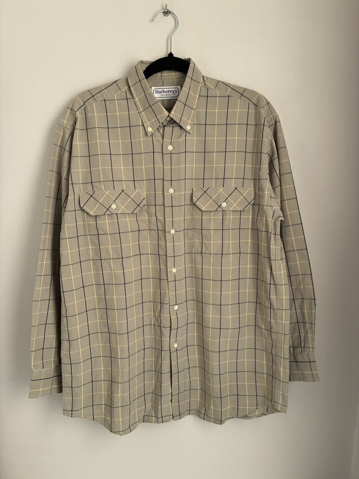 Burberry Burberrys Vintage Shirt UK casual luxury atchive france Size US M / EU 48-50 / 2 - 1 Thumbnail