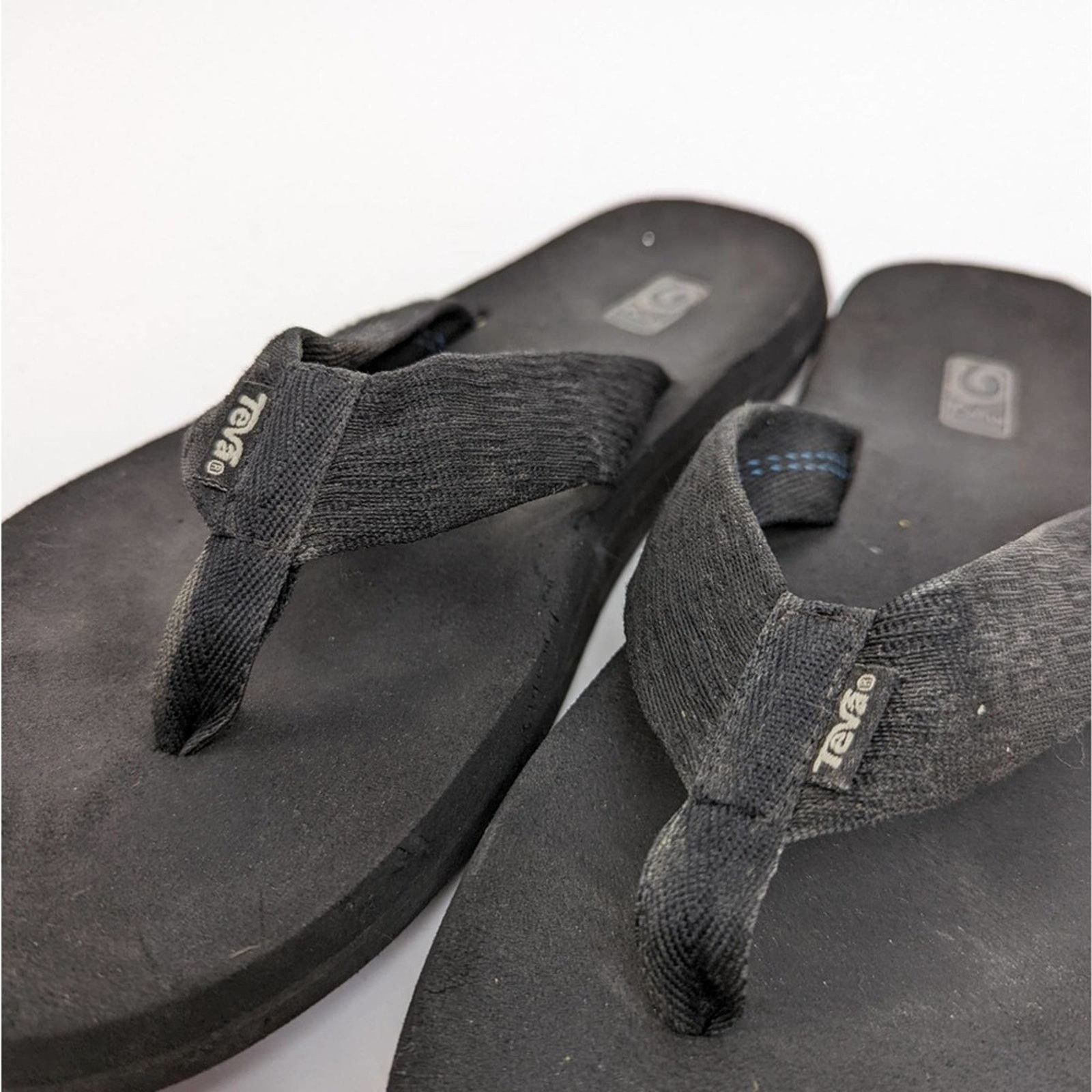 Teva Teva Black Mush II Flip Flop Sandals - 11 Size US 11 / EU 44 - 5 Thumbnail