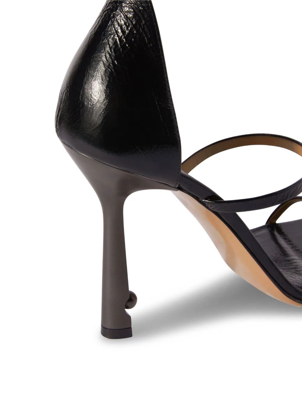 Off-White o1y1225 Leather Sandals in Black Size US 10 / IT 40 - 2 Thumbnail