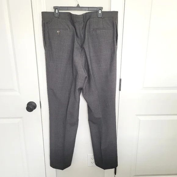 Vintage '80s Wool Blend Tweed Suit Classic Fall Neutral Winter Size 48L - 9 Thumbnail