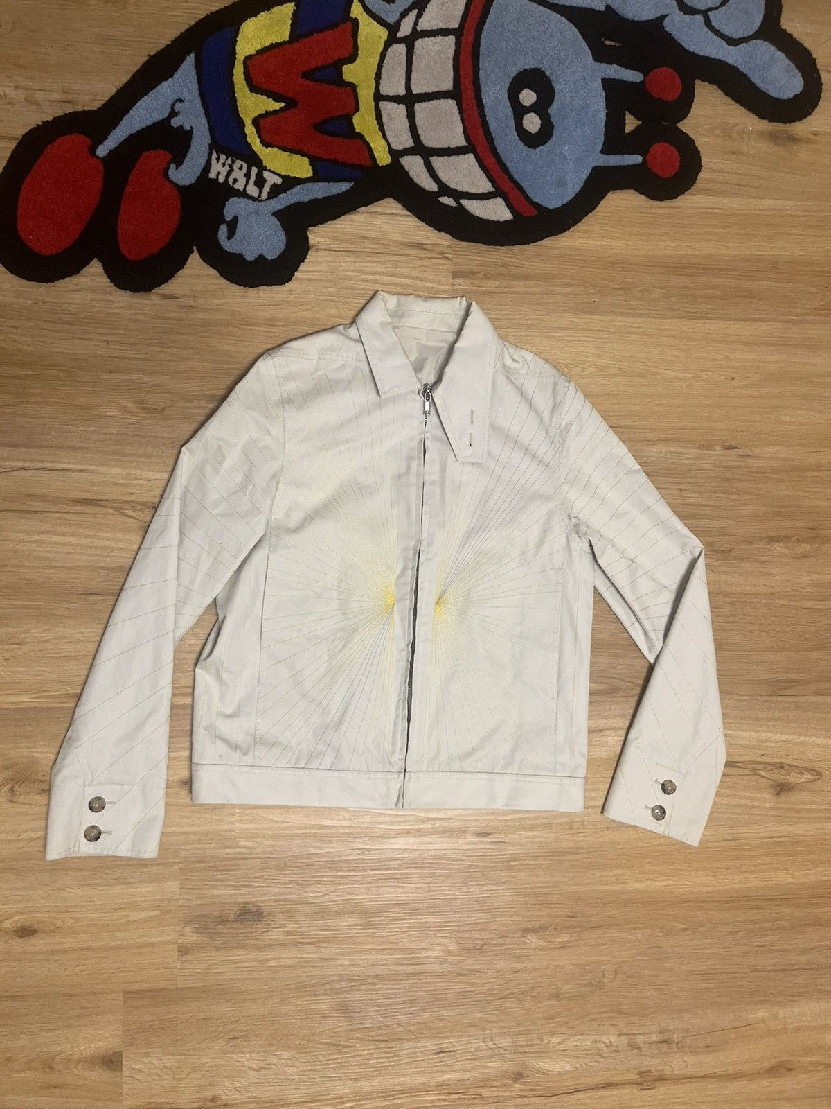 Rick Owens Rick Owens - Walrus Embroidered Stitch jacket Size US M / EU 48-50 / 2 - 2 Thumbnail