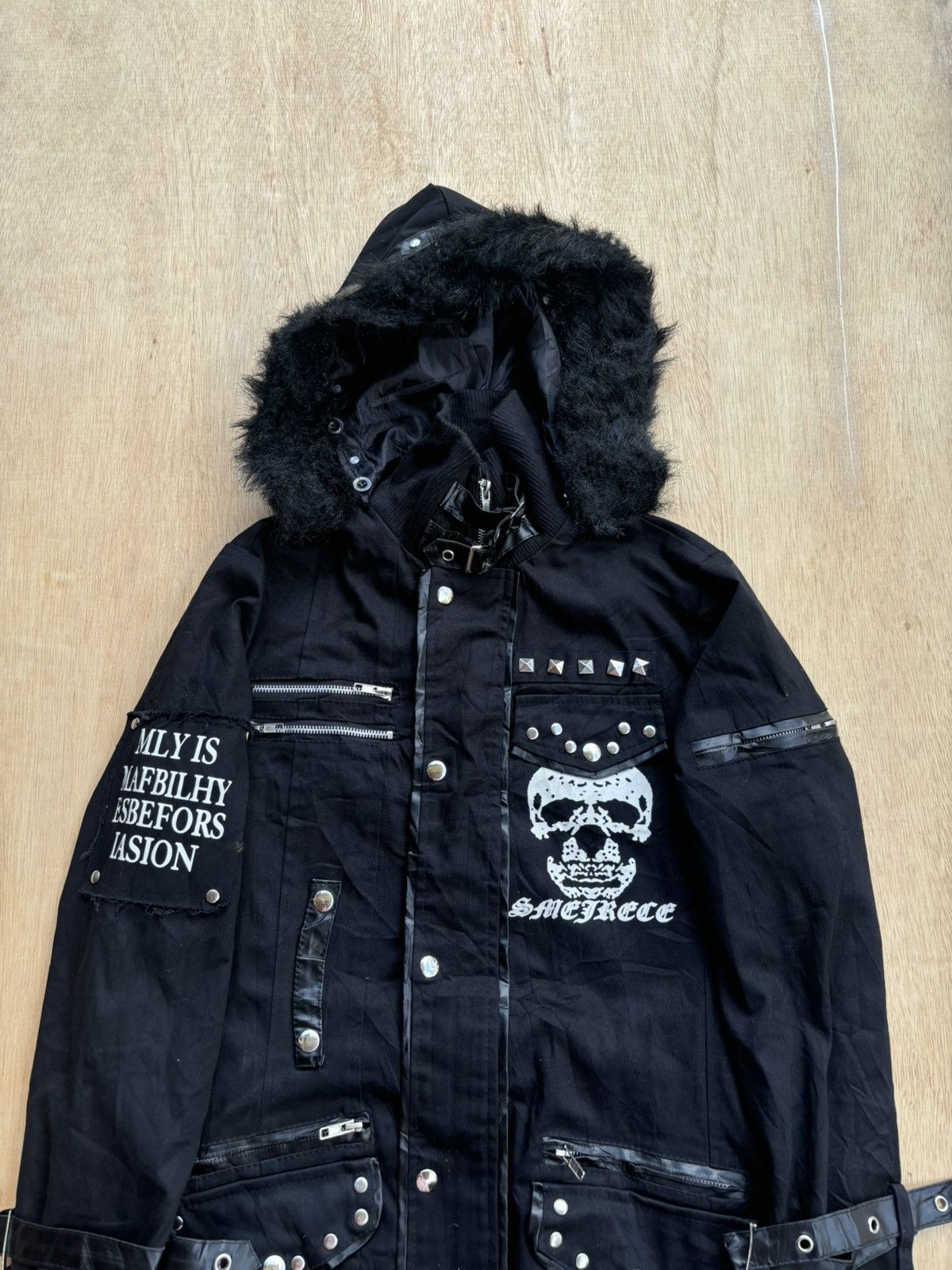 If Six Was Nine Addictrap Studded Skull Ifsixwasnine Lgb Style punk Jacket Size US L / EU 52-54 / 3 - 4 Thumbnail