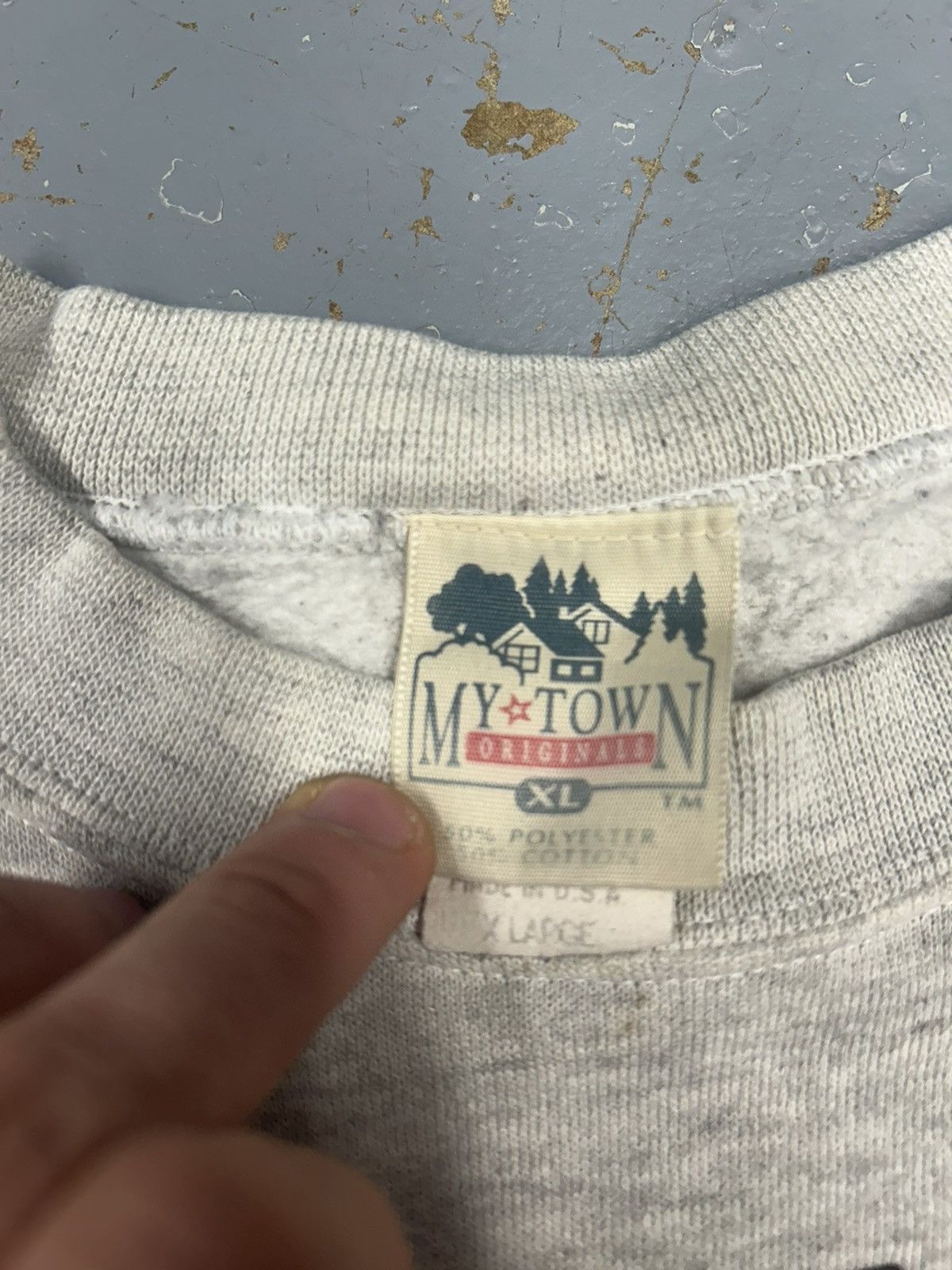 Vintage Crazy Vintage 90s Essential Grey Somerset Pullover Crewneck Size US L / EU 52-54 / 3 - 3 Thumbnail