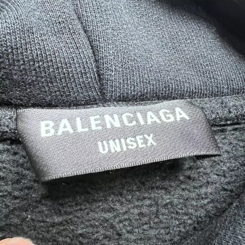 Balenciaga Balenciaga Jelly Glue Print LOGO Hooded Sweatshirt Size US M / EU 48-50 / 2 - 4 Thumbnail