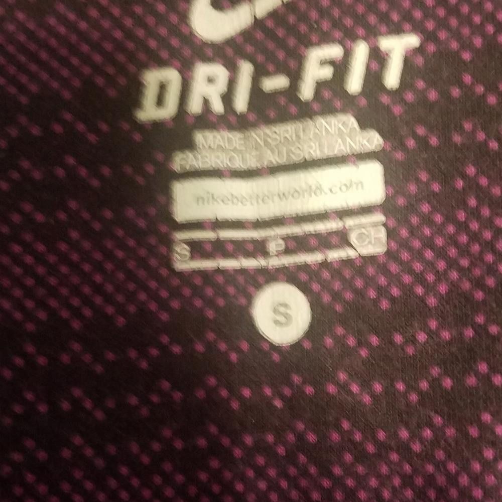 Nike Nike Dri Fit Small Purple Leggings Size 28" / US 6 / IT 42 - 3 Thumbnail