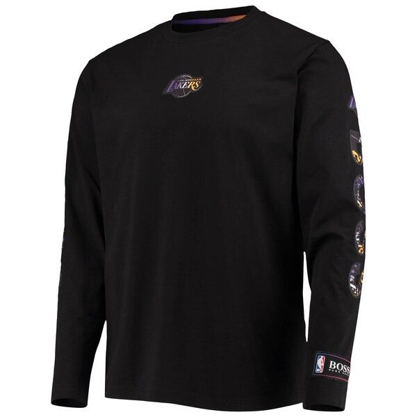 Hugo Boss Hugo Boss x Lakers Long Sleeve Tee L XL Size US XL / EU 56 / 4 - 1 Thumbnail