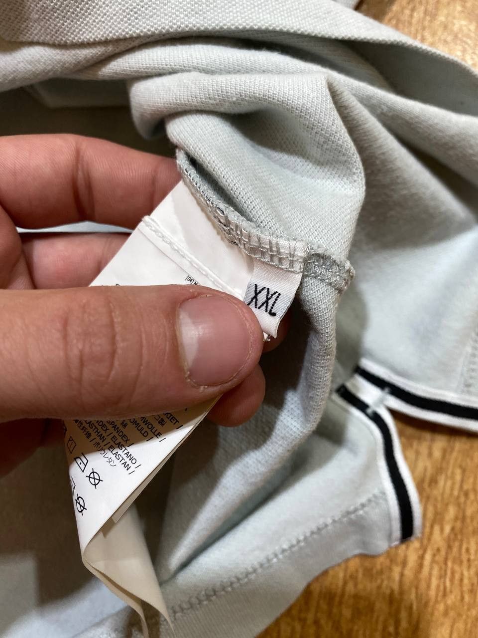 Stone Island Stone Island Men’s Casual Embroidered Logo Patch Polo Shirt Size US XXL / EU 58 / 5 - 4 Thumbnail