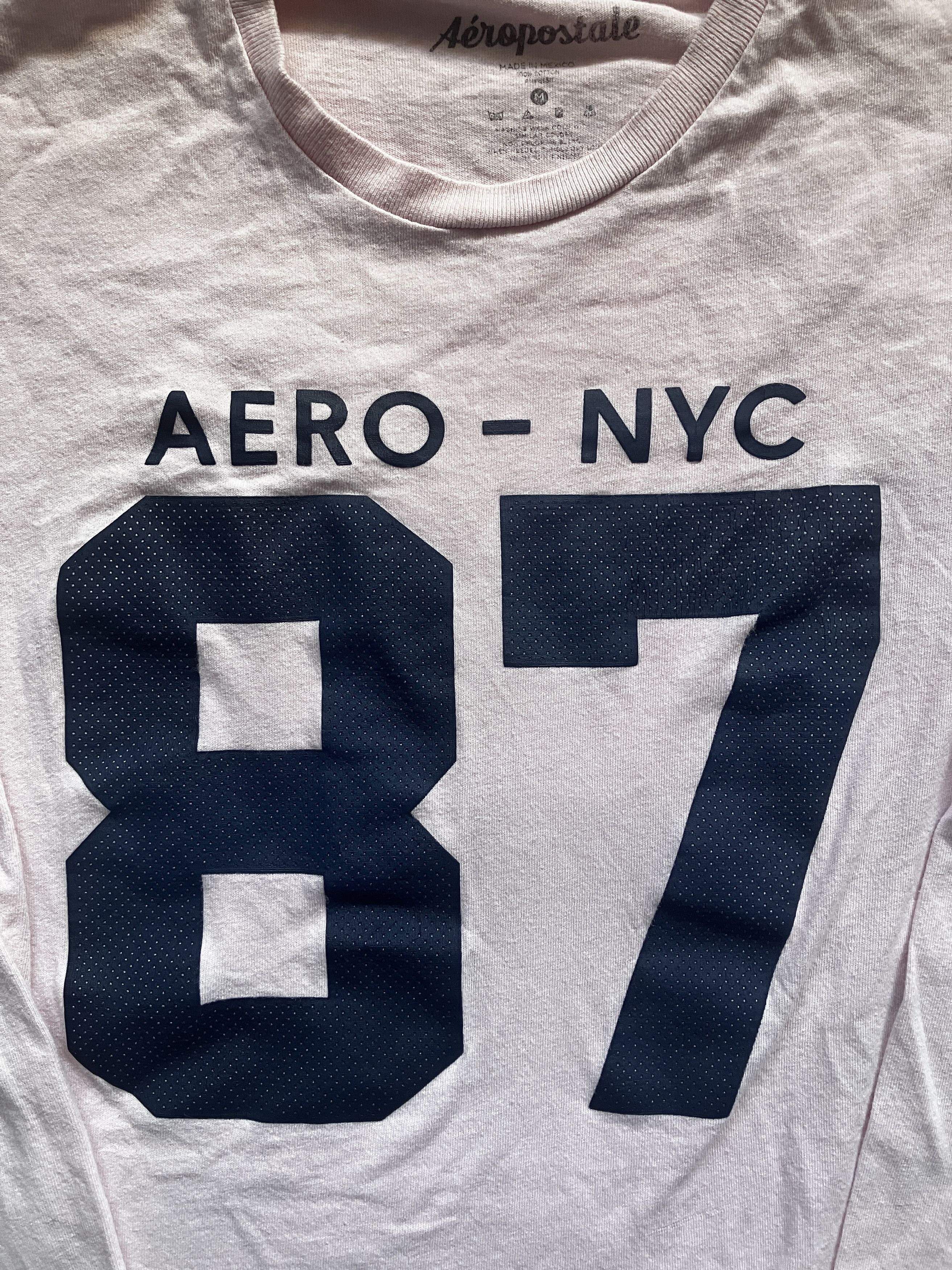 Aeropostale × Vintage Light pink long sleeve medium Aeropostale tee-shirt Size US M / EU 48-50 / 2 - 2 Thumbnail