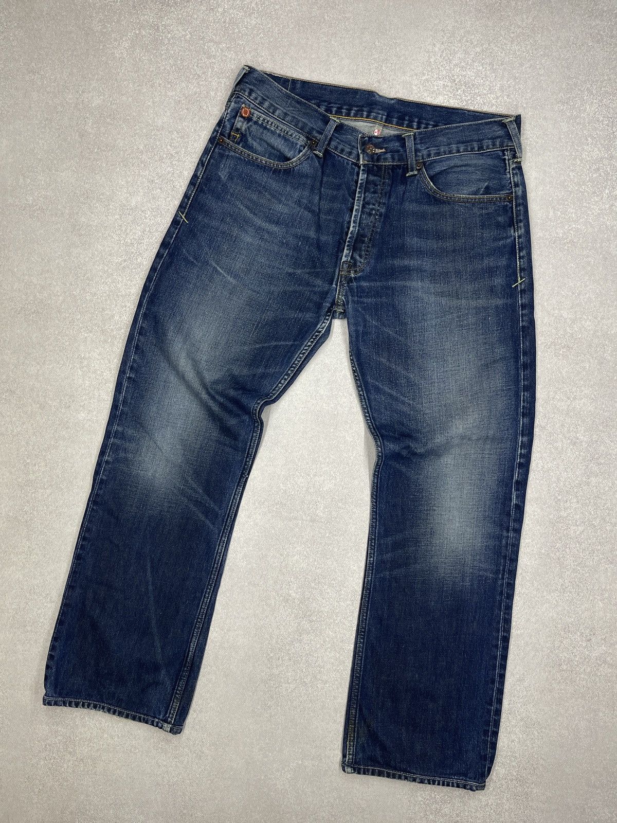 Evisu Vintage Evisu x Puma Denim Jeans Blue Collaboration Japanese Size US 36 / EU 52 - 6 Thumbnail