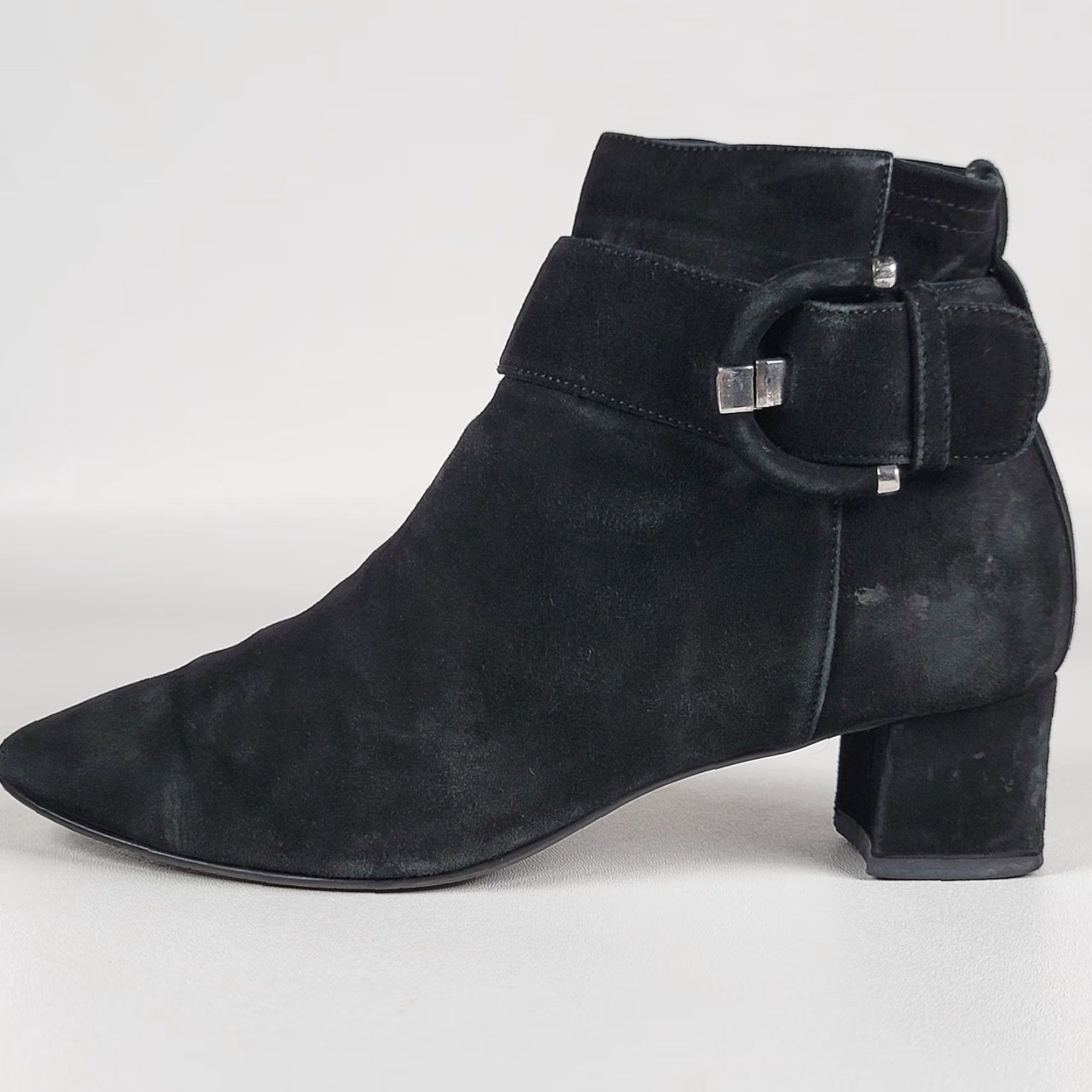 Aquatalia Aquatalia Women's Size 8 Black Suede Ankle Boots Made Italy Size US 8 / IT 38 - 7 Thumbnail
