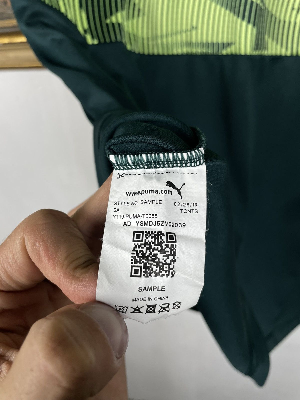 Puma Puna Palmeiras T-shirt Jersey 2020/21 Football Soccer SerieA Size US L / EU 52-54 / 3 - 9 Thumbnail