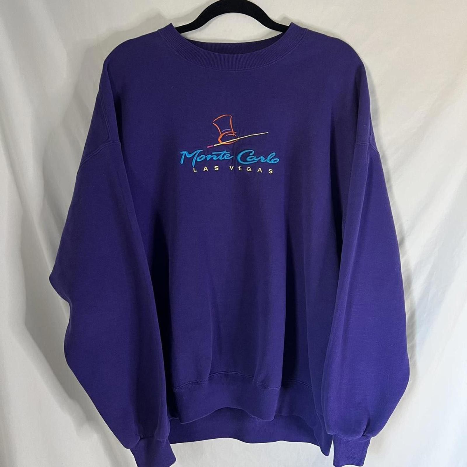 Other Purple vintage Monte Carlo crewneck sweatshirt Size US XL / EU 56 / 4 - 2 Thumbnail