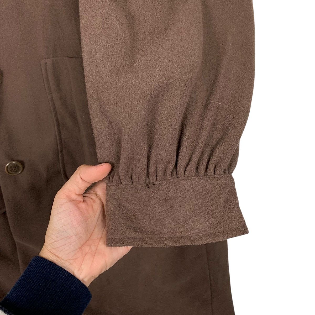 Japanese Brand Miyoshi Ehka Sopo Hooded Overcoat Size M / US 6-8 / IT 42-44 - 14 Thumbnail