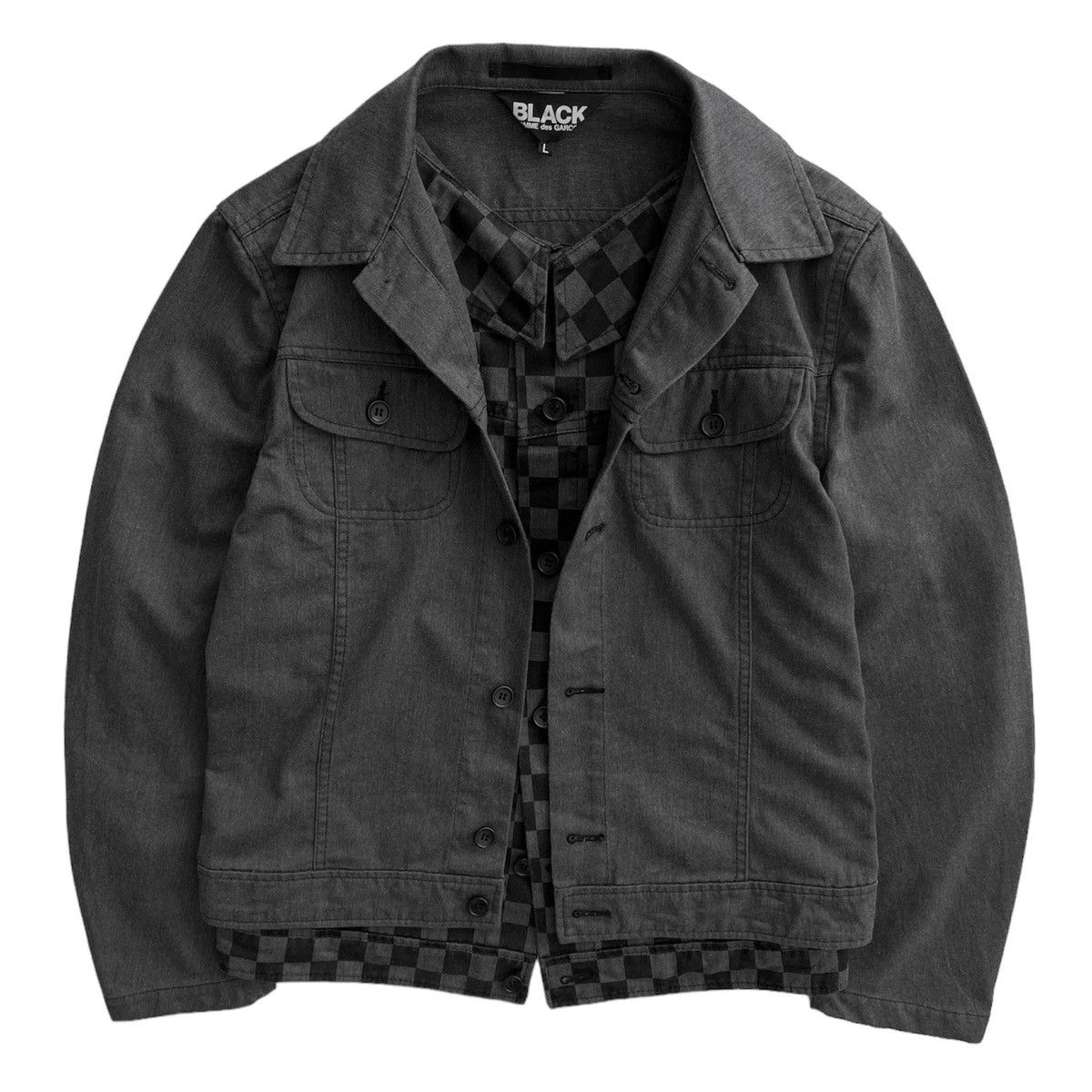 Comme des Garcons × Comme des Garcons Black × Rei Kawakubo COMME des GARÇONS JACKET Size US L / EU 52-54 / 3 - 5 Thumbnail