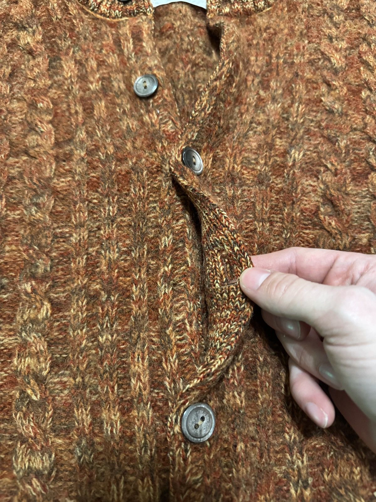 Vintage Vintage Thane Wool 50s 60s Knit Cardigan S/M 18x21 Sweater Size M / US 6-8 / IT 42-44 - 7 Thumbnail