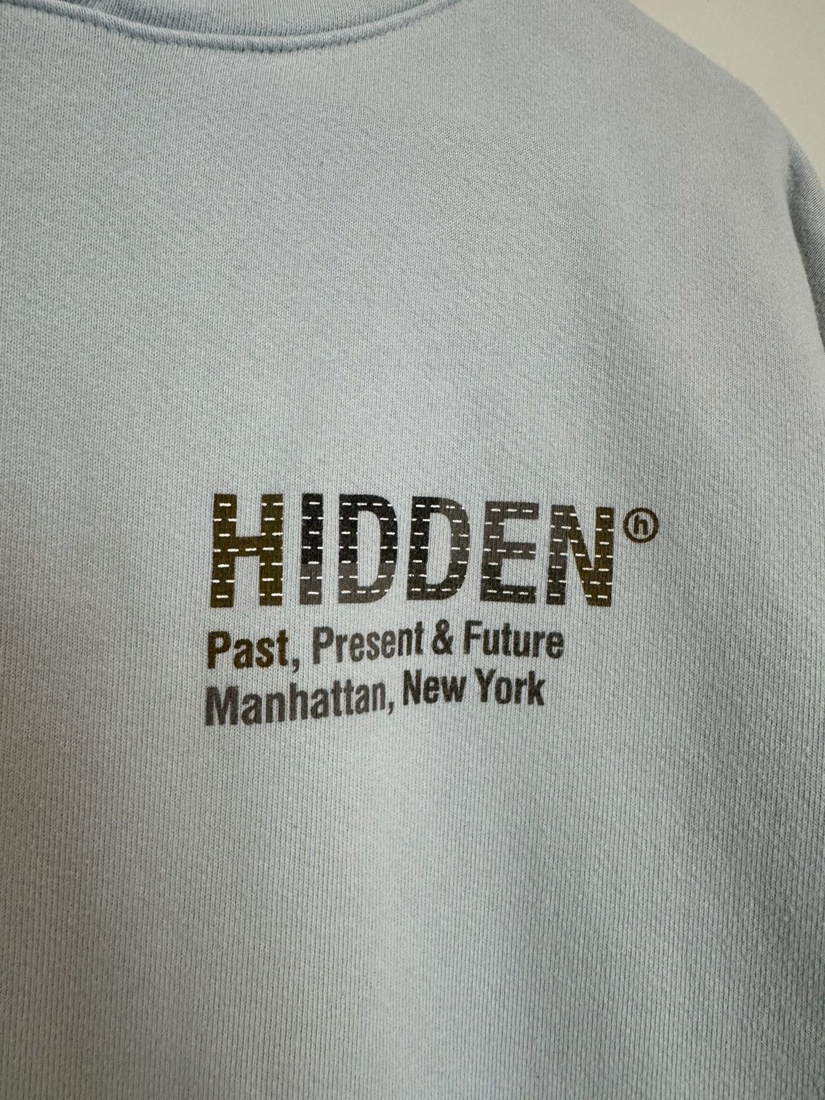 HIDDEN Hidden NY Boro Stitch Logo Grey Hoodie Size US M / EU 48-50 / 2 - 4 Thumbnail