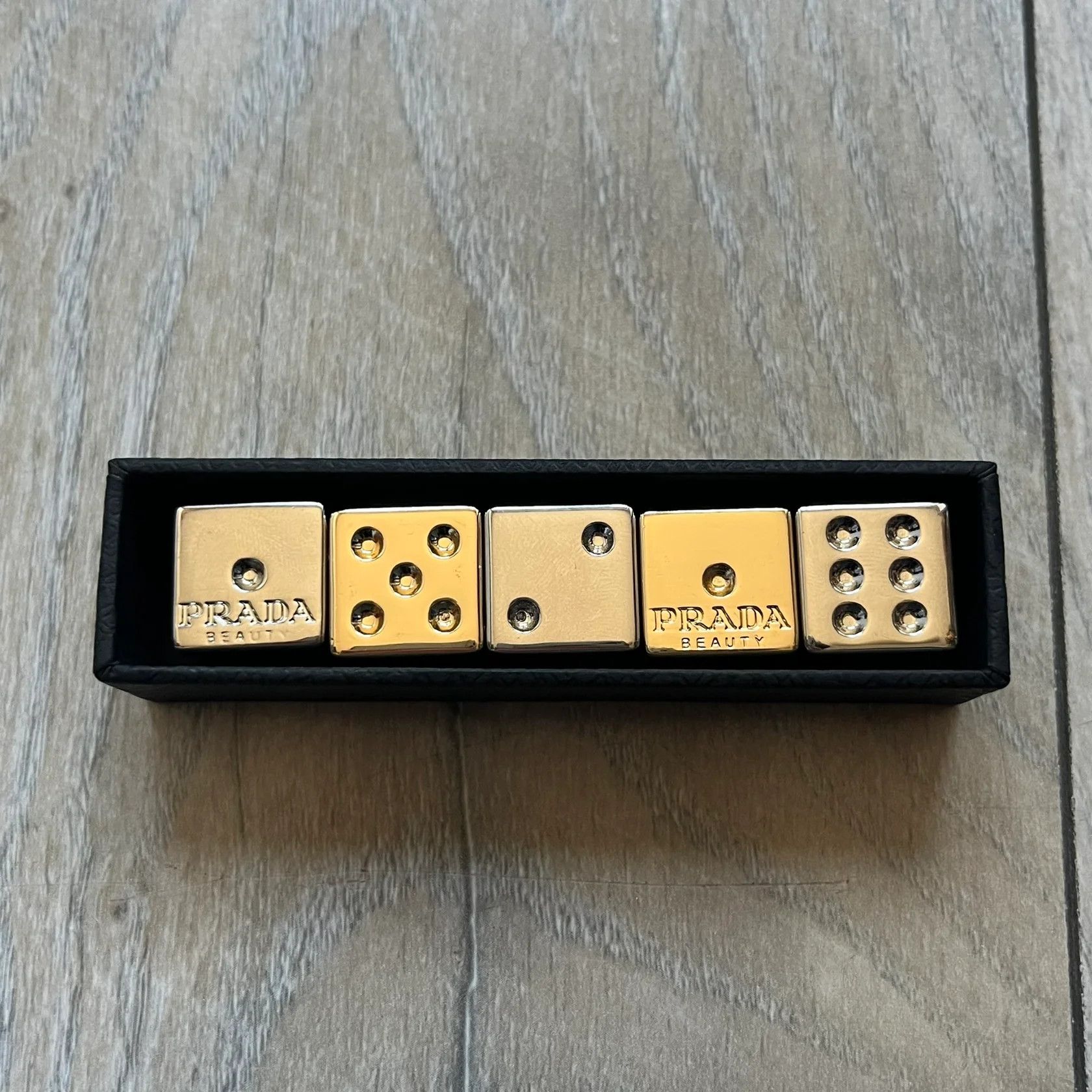 Prada Prada Gold and Silver Dice Set Size ONE SIZE - 1 Thumbnail