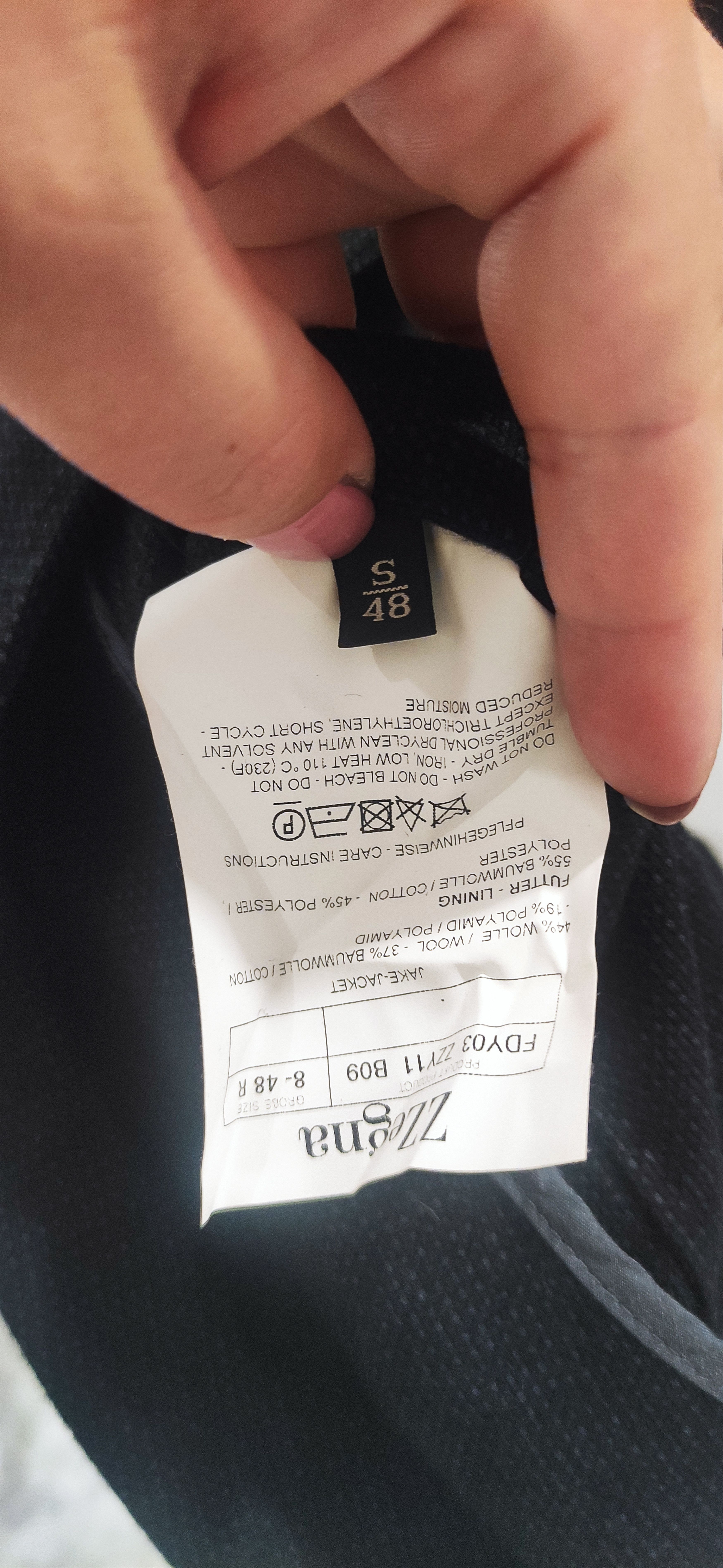 Z Zegna The men's blazer Z Zegna Size 38S - 5 Thumbnail