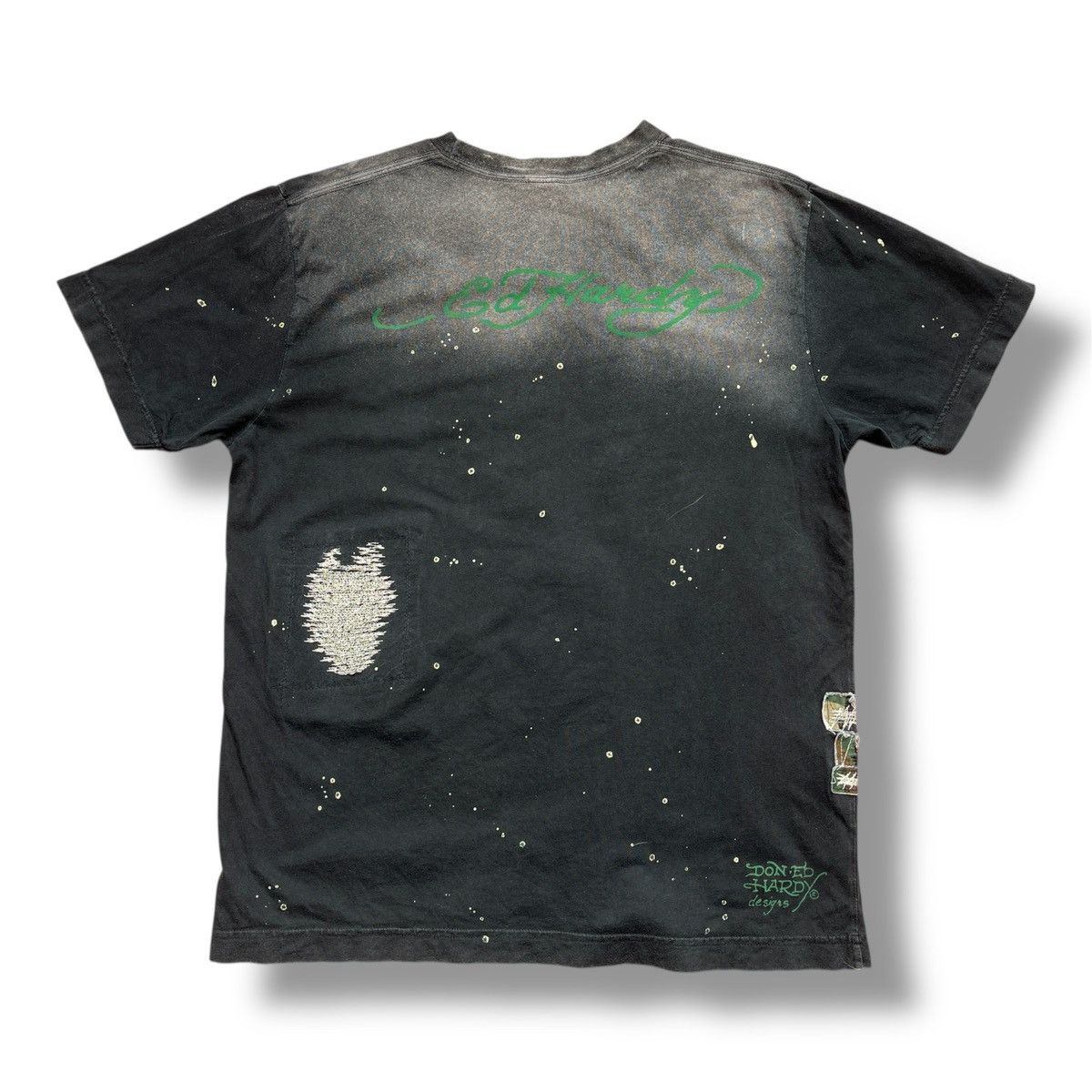 Ed Hardy Faded Distressed Style Don Ed Hardy Tiger Printed TShirt Size US S / EU 44-46 / 1 - 4 Thumbnail