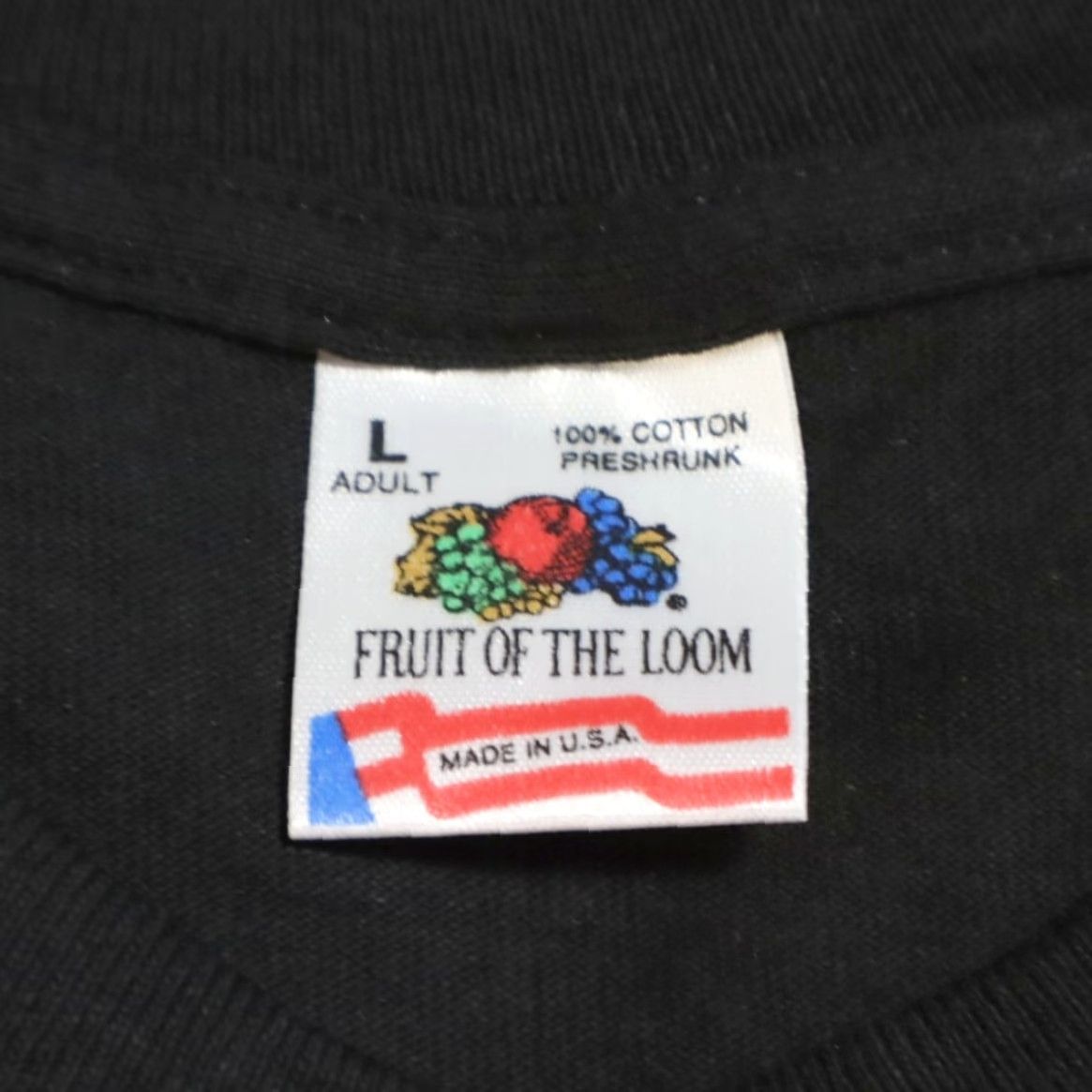 Fruit Of The Loom VINTAGE Fruit of the Loom T-Shirt Black Men's L Magic Money Players Club Solid Crew Neck Short Sleeve Shirt Size US L / EU 52-54 / 3 - 5 Thumbnail