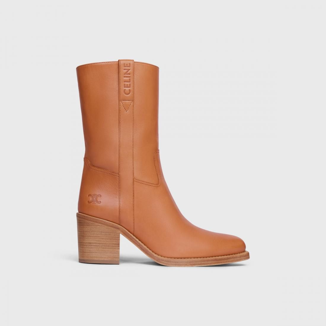 image of Celine O1W1Db10124 Boot In Brown, Women's (Size 7)