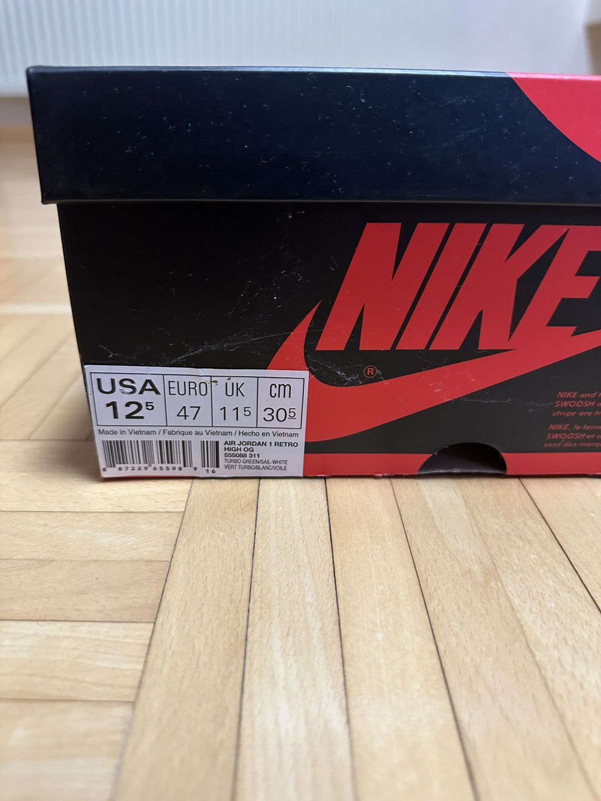 Nike Air jordan 1 Turbo Green Size US 12.5 / EU 45-46 - 18 Thumbnail