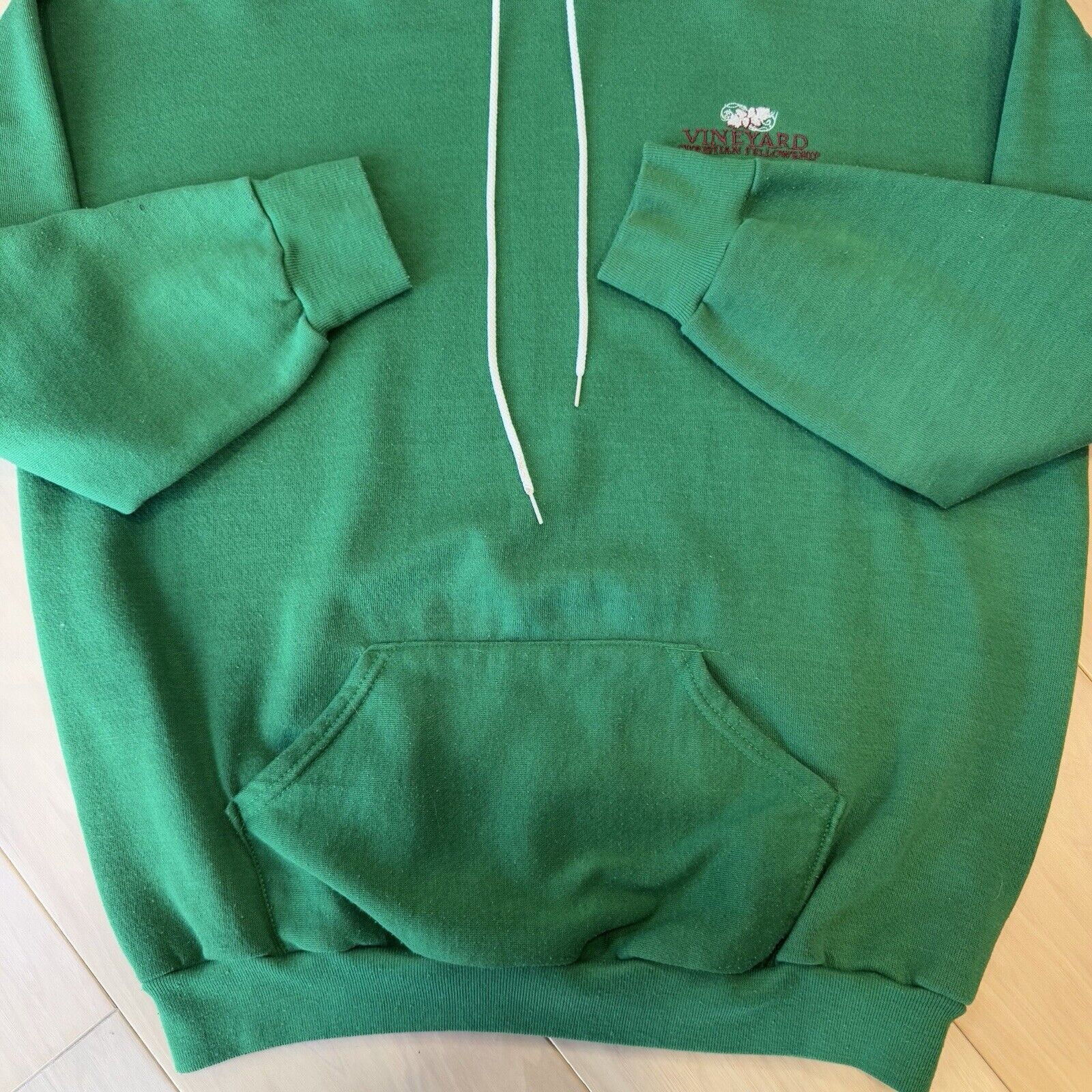 Russell Athletic × Vintage Vintage Russell Athletic Hoodie XL Green 70s Made in USA Size US XL / EU 56 / 4 - 5 Thumbnail